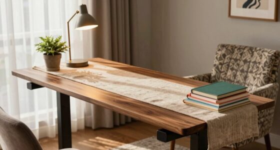 warm personal standing desk