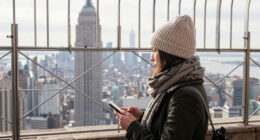Couple On Empire State Building